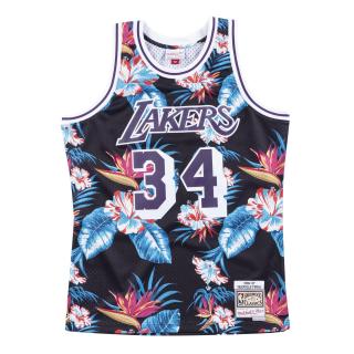 Shaquille O\'Neal, Los Angeles Lakers - Mitchell & Ness Floral Pack